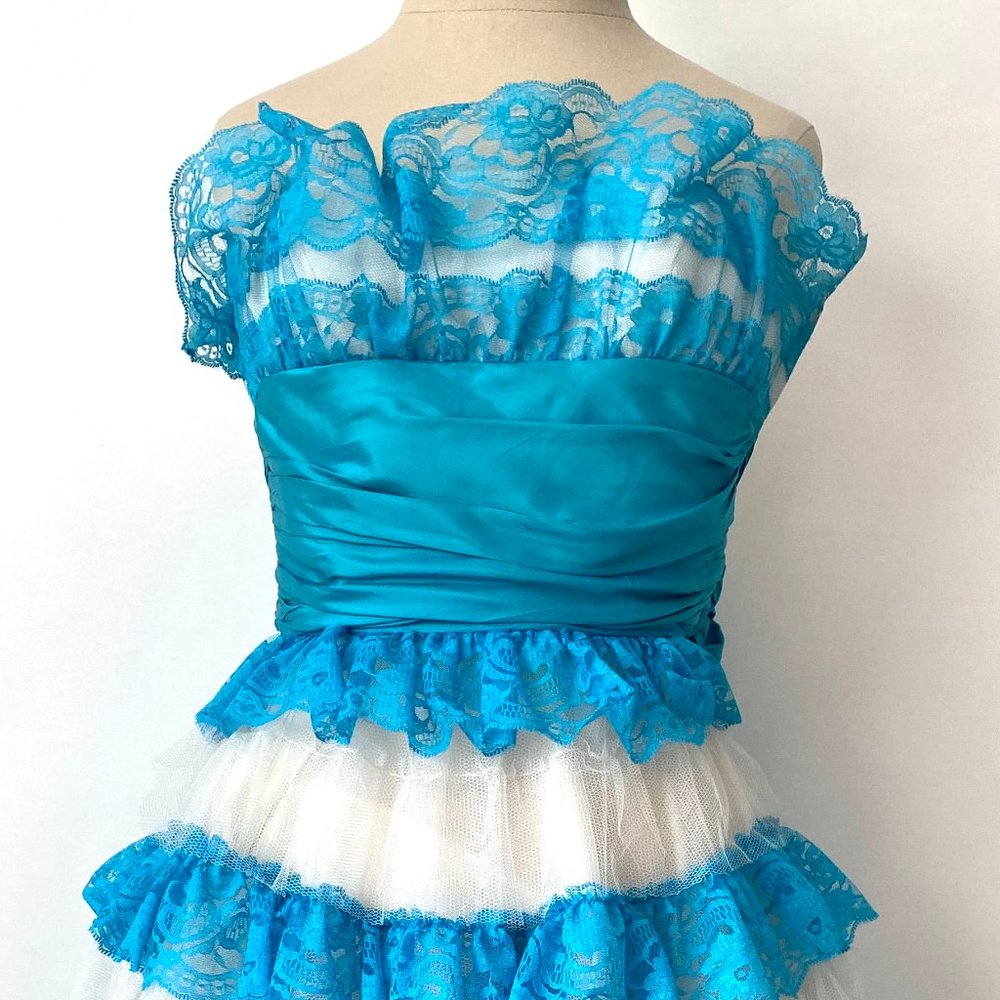 Vintage Betsey Johnson Evening Tea Length Dress